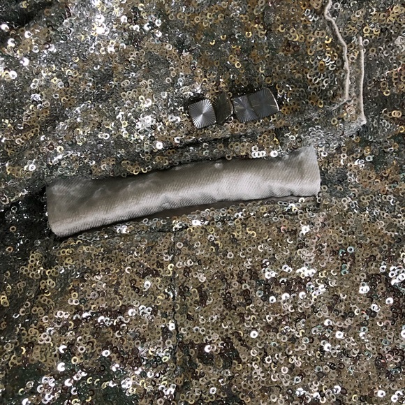 DRYKORN for beautiful people Sequined Fitted Luxury Tailored Jacket - Picture 8 of 16